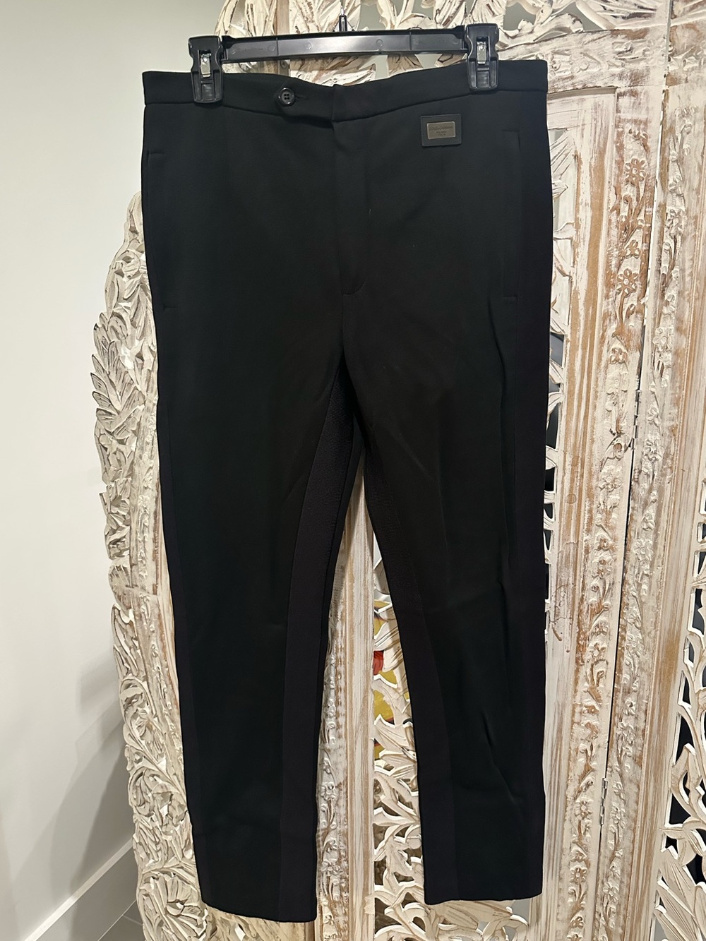 Dolce & Gabbana Black Men's Dress Trousers